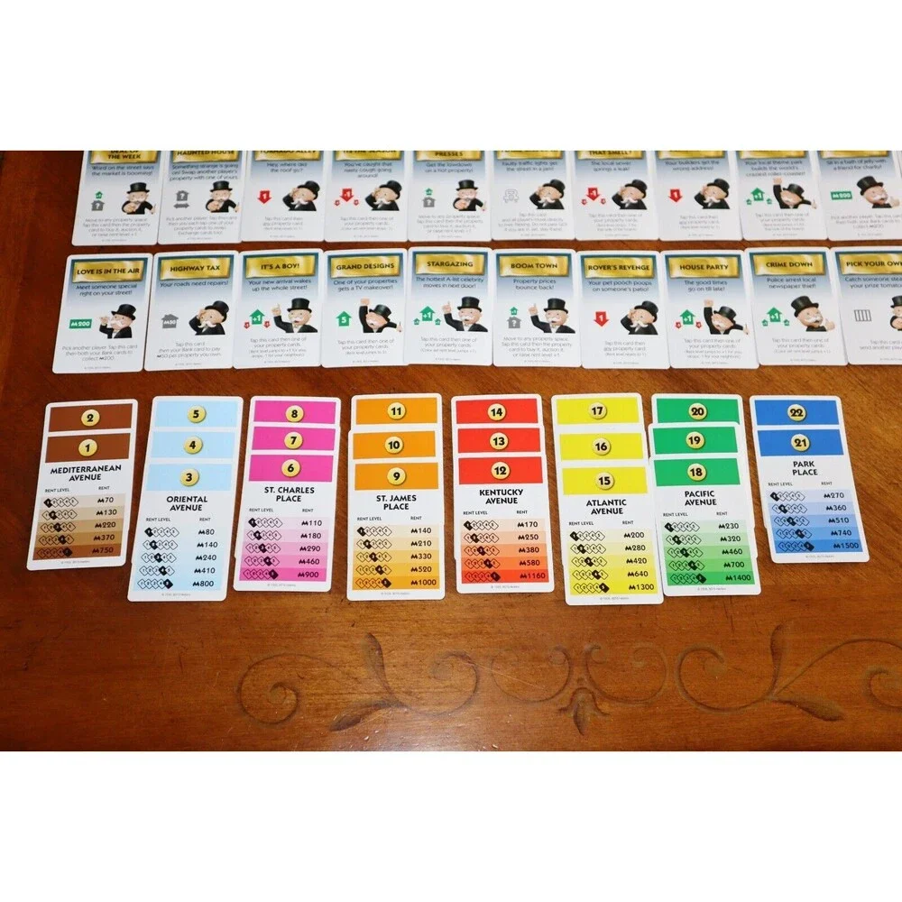 2015 Monopoly Ultimate Banking Replacement Electronic Unit Credit Cards Tokens